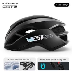 West Biking | Mũ Bảo Hiểm Đạp Xe Nhẹ Với Khóa Từ Và Khe Thoáng Khí