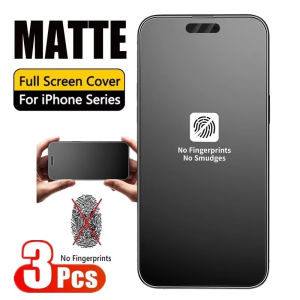1-3Pcs For iPhone 18 Pro Max 17 16 16e 15 14 13 11 12 Pro Full Cover Matte Screen Protector iPhone 13 Mini 7 8 Plus X XR XS SE 2