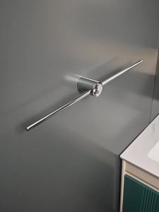 High Quality Single Towel Bar Chrome Brass Towel Rack Bathroom Accessories Wall Mount Copper Towel Hanger WB8717