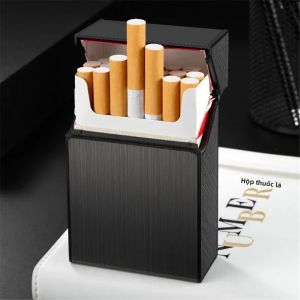 Hộp Đựng Thuốc Lá Kim Loại Di Động Chứa Được 20 Điếu Hộp Đựng Thuốc Lá Phụ Kiện Dành Cho Nam Bao Đựng Thuốc Lá Giải Pháp Lưu Trữ