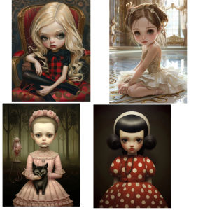 BILIBILI | Cartoon Cold Girl Figure 1000 PCS Jigsaw Puzzles Challenging Family Activity Games for Gameroom Bedroom Decoration Gift