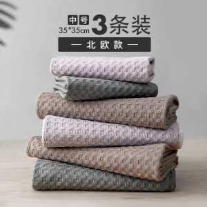 Water Absorbent Kitchen Towel Non-Falling Fiber Waffle Texture Tablecloth Durable Cleaning Cloth for Restaurant And Home Use
