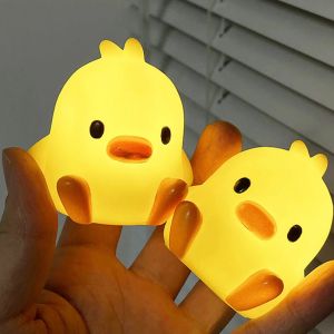 Cute Duck Night Lamps animal Nightlights Desktop Ornament Decorative Table Lights for Bedroom Bedside Sleeping Lamp
