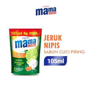 1 Karton Mama Lemon Jeruk Nipis Eceran 2000 Kemasan (105 ml isi 24pcs)