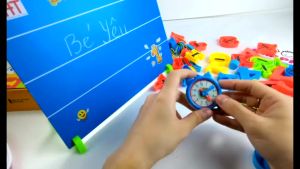 [Hoàng Thu] Set Bảng Chữ Và Số Nam Châm HT7711 Cho Bé Vừa Học Vừa Chơi Giáo Dục Tiểu Học Mầm Non