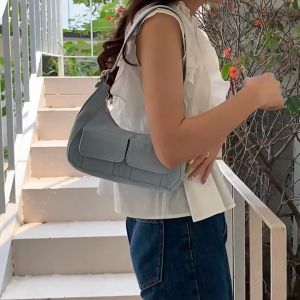 สะพายไหล่ ผ้า Canvas Cargo ของ VERVE - กระเป๋าทรงพระจันทร์เสี้ยว Live with VERVE Collection