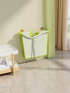 Baby Bath Tub Set Foldable Bathtub With Drainage Hole Stool Shower Bath Tub For Baby