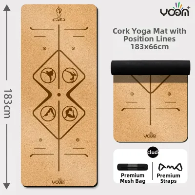YCOM | Laser Engraved Non-slip Quiet Shock Absorption Yoga Mat