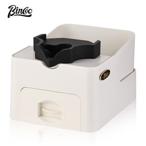 BINCOO Coffee Slag Bucket Distributor Portafilter Powder Dispenser Press Tamper Coffee Machine Accessories