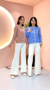 Zaina - Cardigan Rajut Ciyra - Baju Knitwear Wanita Lengan Panjang