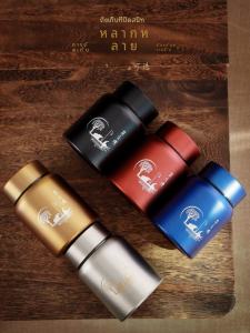 Portable Tea Jar Mini Creative Personalized Chinese Small Stainless Steel Metal Travel Tea Container Sealed Jar Tea Warehouse