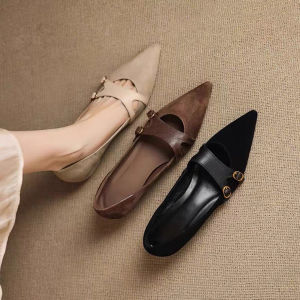 DIANCHA | Pointed Toe Internal Heel Womens Low-cut Shoes