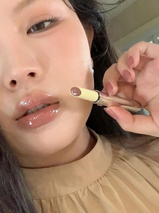 Son Môi Joocyee Solid Mirror Gloss Lip Glaze 564 566 Màu Sắc Tự Nhiên Màu Trơn Dễ Thoa Không Dính Cốc Chăm Sóc Môi
