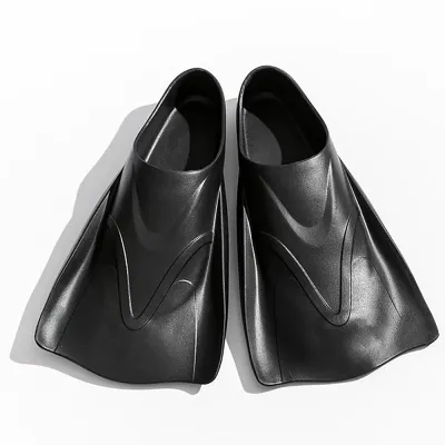 Short Frog Shoes Adult Silicone Swimming Fin Professional Swimming and Diving Training Webbed Diving Supplies Swimming Fins