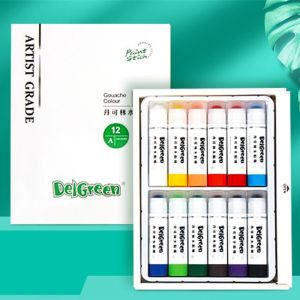 6-24 Colors Artist Soft Solid Gouache Paint Sticks/Pastels/Crayon Basic/Macaron Washable Non Toxic Graffiti Drawing Art Supplies