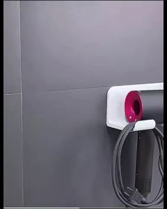 Simple Hair Dryer Rack Storage Rack Bathroom Wall Mount Bracket Bathroom Hair Dryer Rack简款吹风机架