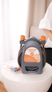 Vòi nước tưới cây rửa xe đa năng Lebenlang LBLB3366 dây cuộn dài 10m 2 đầu phun nước - hàng chính hãng