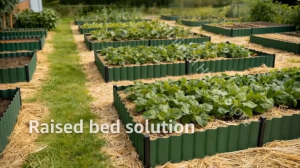 Plastic landscape edge fence-Garden Edge Fence for Path Barrier and Yard Green Belt Decoration etc.