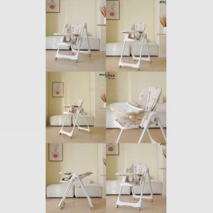 Ghế ăn dặm điều chỉnh độ cao cho bé Mochee ghế ăn dặm đa năng cho trẻ - Monnie Kids