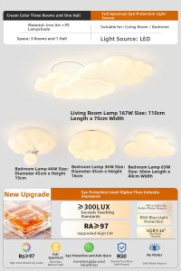 oaArtstandard | Cream Style Modern Minimalist Living Room Lights