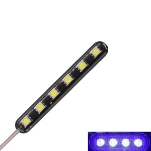 6 LED Flash Strobe Emergency Warning Light for Car Auto Truck SUV Motorcycle Tail Light Side Strobe Warning Flashing Light 12V