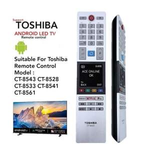 Toshiba Android TV Remote Control (CT95022) Compatible With CT-8543 CT-8528 CT-8533 CT-8541 CT-8561..