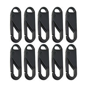 Universal Zipper Pull Replacement Pull Tab Heavy Duty Zipper Fix Repair Kit Snap on Puller for Backpack Luggage Clothes Jackets
