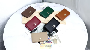 Danlu Small Wallet Purse for Women Essential Card Holder Accessory-Travel Wallet