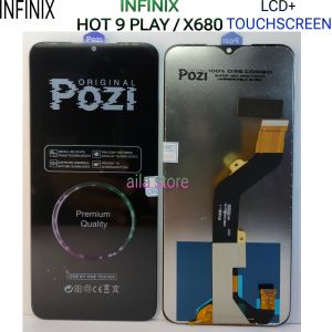 ORIGINAL POZI LCD TOUCHSCREEN INFINIX HOT 9 PLAY/X680 FULL SET