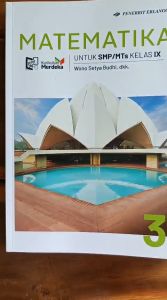 Matematika Kelas 9 SMP Kurikulum Merdeka Penerbit Erlangga