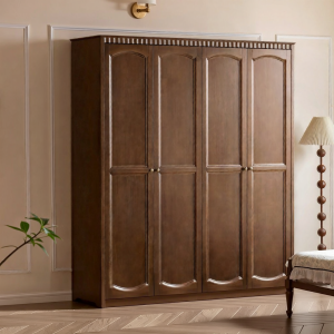 WEISHA | Vintage Style Bedroom Storage Wardrobe