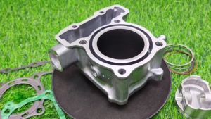 เสื้อสูบ พร้อมลูกสูบแหวน สแตนดาร์ด HONDA cbr-150i/cbr-150r รุ่นทั้งคาร์บูและหัวฉีด ราคา 63.50 มิล รหัส KPP