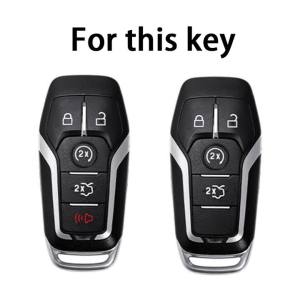 5 Buttons TPU Remote Smart Car Key Shell Case for 2015 2016 2017 Ford F-150 Explorer Edge Mustang Fusion Fob Accessories