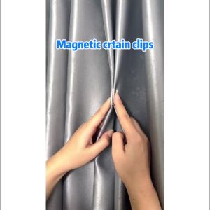 Magnetic Curtain Clips Drill-Free Fasteners. Powerful Magnetic Hold Design. Suitable for Living Room and Bedroom Curtains
