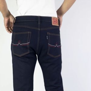 Celana Jeans Panjang WETAN Denim Vreanger SE Slim Fit RAW Denim 14oz Indigo On Blue Ukuran 28 40