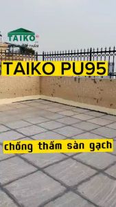 Keo Chống Thấm PU (Polyurethane) Taikomi PU95 Thùng 18 Lít - Xử lý chống thấm nền gạch bề mặt bê tông