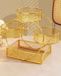 MUGG | 2026 New Light Luxury Multi-tier Fruit & Snack Organizer