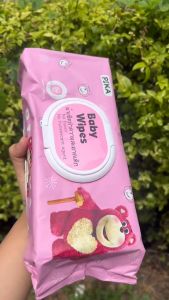 พร้อมส่ง กระดาษทิชชู่เปียกPIKA ทิชชู่เปียก ขนาดใหญ่ 1ห่อมี 80 แผ่น แผ่นใหญ่จัมโบ้ แผ่นทำความสะอาด