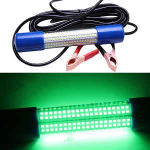 1pc 12-24V fishing light 50W high-power underwater luminous bait light LED night deep drop tool for attracting fish and shrimp