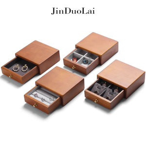 Clearance Sale Authentic 50% off Chinese Style Wooden Jewelry Box Ring Earring Bracelet Small Accessories Storage Box