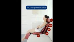 Premium 6-in-1 Full Body Massage Pillow with Heat and Pressure Control for Back Neck and Shoulder Relief