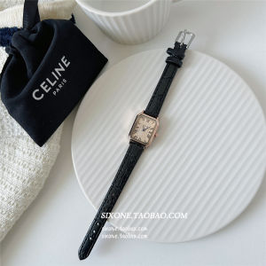 New 2025 Luxury Square Small Womens Watch Vintage Quartz Mini Dial Leather Strap Alloy Case Domestic Brand Waterproof