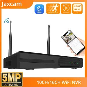 Eecloud แอป10CH 16CH เครื่องบันทึก5MP H.265ไร้สาย NVR ระบบกล้อง CCTV Wi-Fi P2P เครือข่ายกล้อง IP เครื่องบันทึกวีดีโอไร้สาย