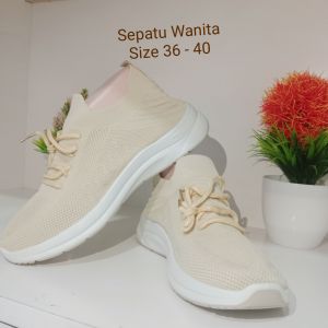 Sepatu wanita Krem /sepatu Fashion / Sepatu Wanita baru / Sepatu Wanita Olah Raga