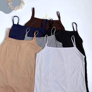 ISI 4pcs Tanktop tali kecil korea tanktop tali besar / tanktop wanita dewasa / tanktop jumbo/korea