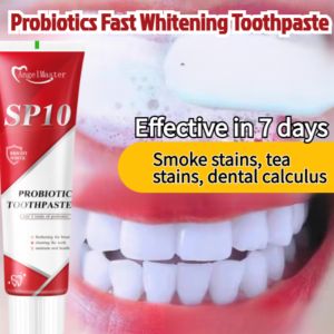 🥇[Better Than Teeth Cleaning] Sp10 Probiotics Fast-Acting Whitening Toothpaste Protecting gum health Toothpaste care cream Brightening Relieve oral odor Better than cleaning your teeth Wide range of application scenarios Dental Cleaning Paste