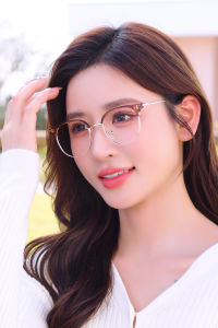 Progressive Multifocus Reading Glasses Men and Women Computer Blue Light Blocking Anti Eyestrain Readers Oval Frames