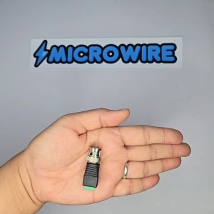 MW 10PCS BNC Male Plug Connectors – UTP to BNC Video Balun for Cat5/Cat6 RG6 RG59 CCTV