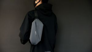 Techdoo Tas Selempang Pria Keren & Tas Slempang Pinggang Pria Multifungsi Slingbag Casual Fashion Pria TS229