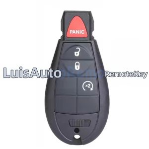 Remote Fobik Key Fob 433 MHz 4A Chip Cho Jeep Cherokee 2014-2019 3/4/5 Nút ABS + Kim Loại Xe Điều Khiển Từ Xa Chìa Khóa Thay Thế